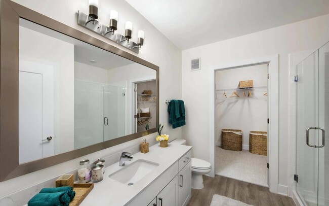 Spacious Bathrooms with Walk In Closets - Anchor Riverwalk Apartments