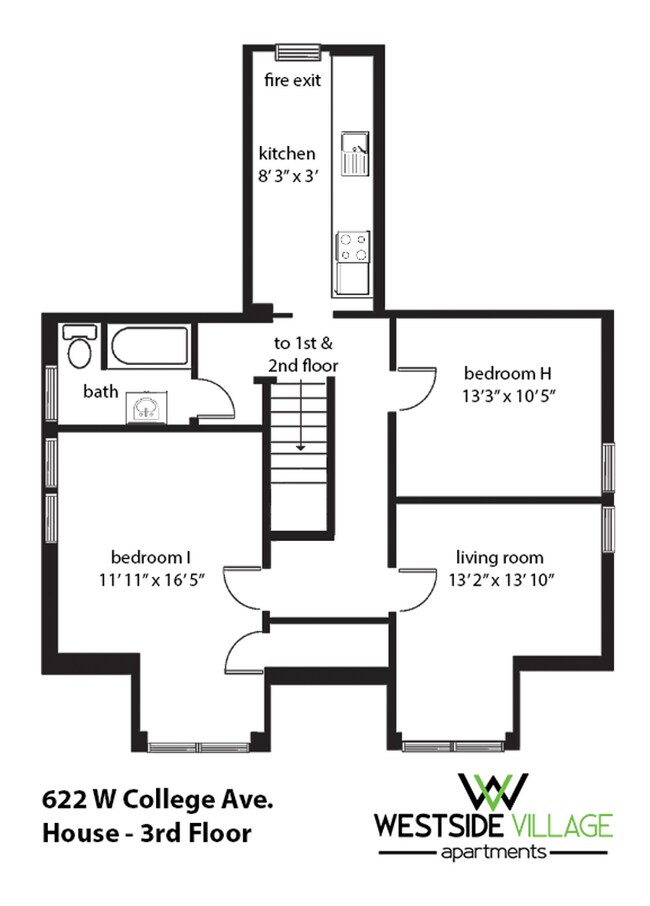 622 W College Ave Unit House