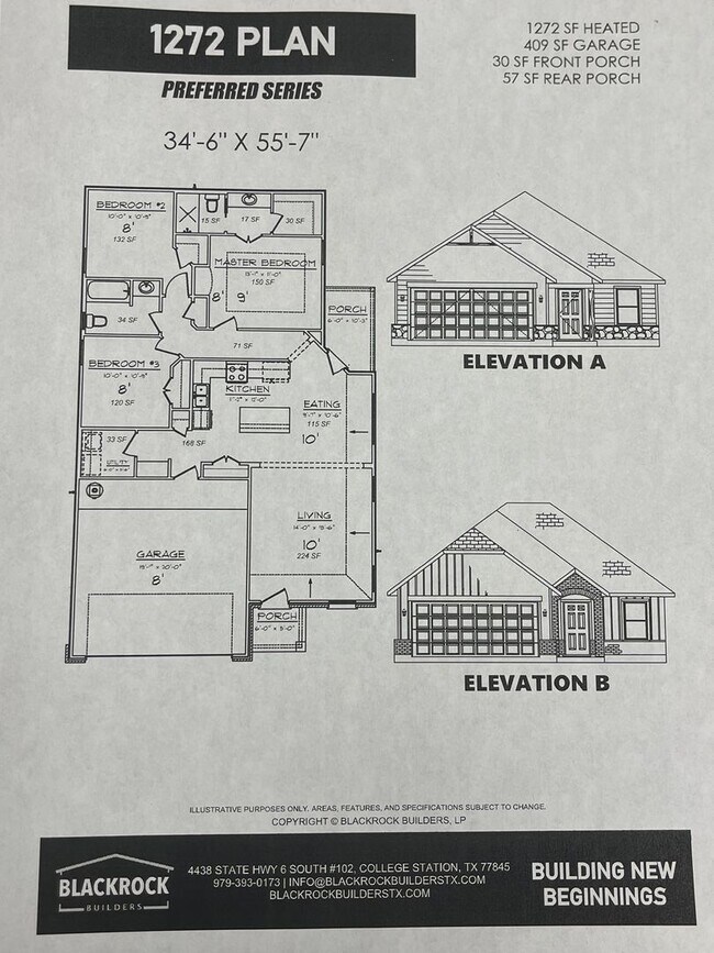 Photo - Bryan - 3 bedroom - 2 bath - 2 car garage - fenced in back yard - Brand New House - very new to B...