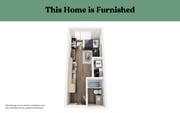 Studio, 1 Bath - Apt D (Furnished)