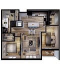 2x1 | VanBuren | 1164 SQ FT