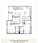 3 BR / 2 BA, 1367 sq. ft