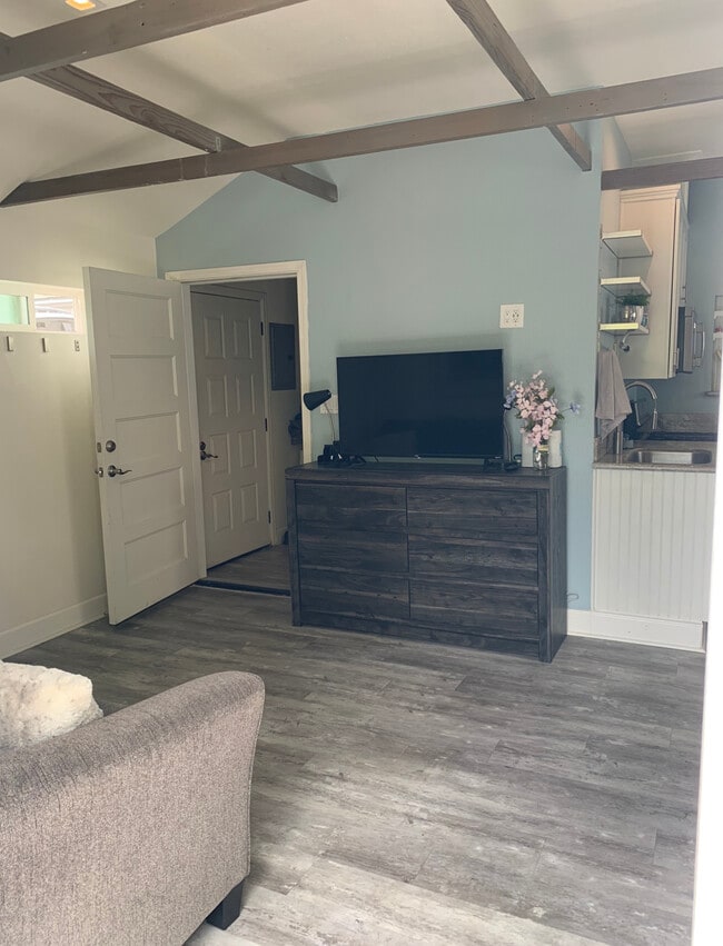 Front entrance to living room