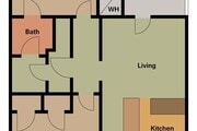 Two Bedroom One Bath