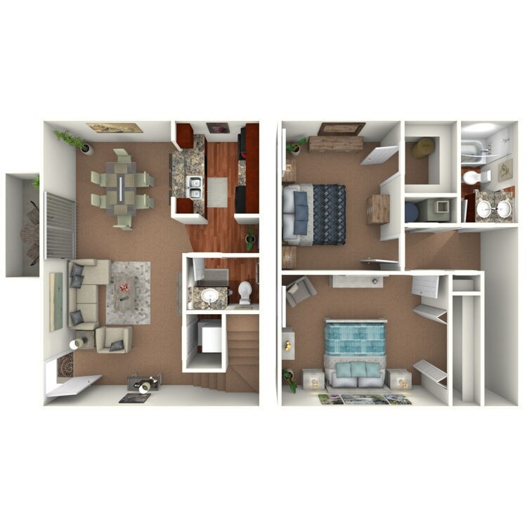 Floor Plan - The Hickory 2TH