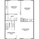 The Aspen Floor Plan - 2D