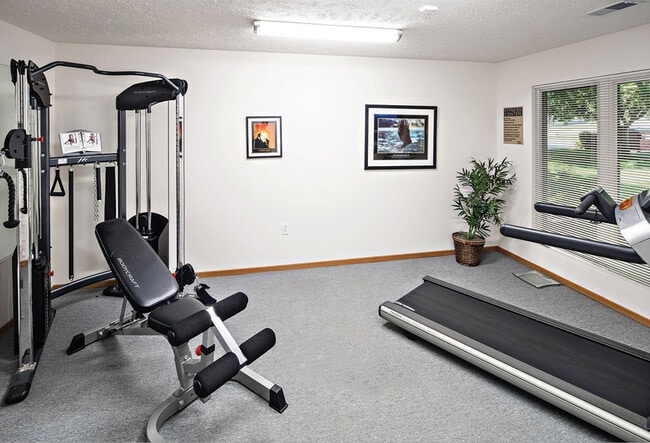 On-site Fitness Center at Highland Meadows Apartments in Bellevue, NE