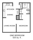1 BR/1 BA
