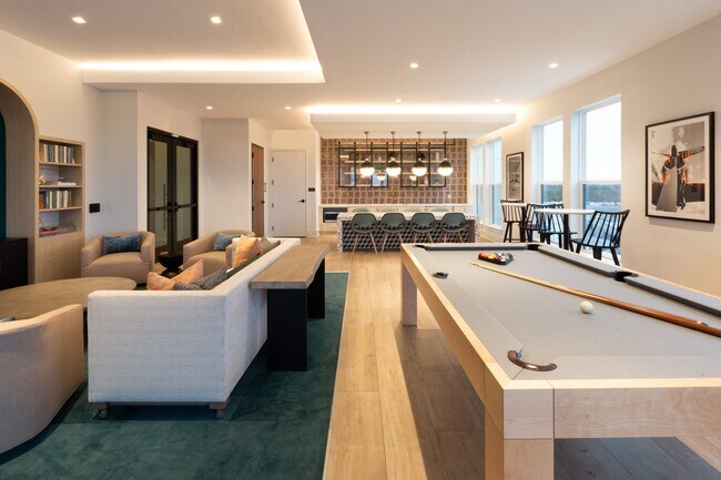 Rooftop Clubroom with Billiards and Event Kitchen - Bexley Chamblee
