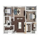 B1 3D Floor Plan