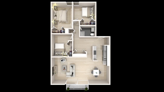 3 Bedroom x 1 Bathroom