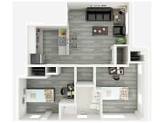 One Bedroom in a Two Bedroom Apartment