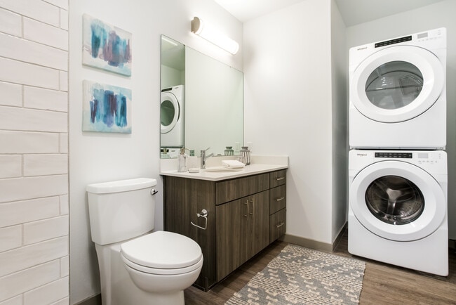 Apartments feature in-home washer and dryer