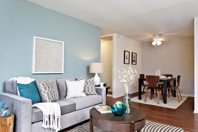 Two Bedroom Living Room - eaves Foster City