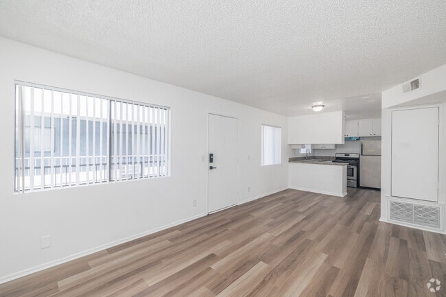 2BR, 1BA - 630SF - Living Room - 2216-2218 Court St.