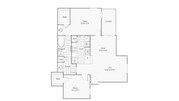 2 BR x 1 BA with W/D - A Floorplan