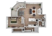 1 Bedroom | 1 Bath | 813 SF