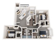 Vashon Classic floor plan Bay Court at Harbour Pointe