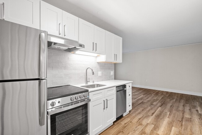 Modern Kitchen at Skye Apartments in Seattle, WA 98121