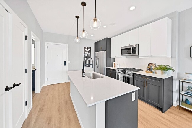 Kitchen and Island