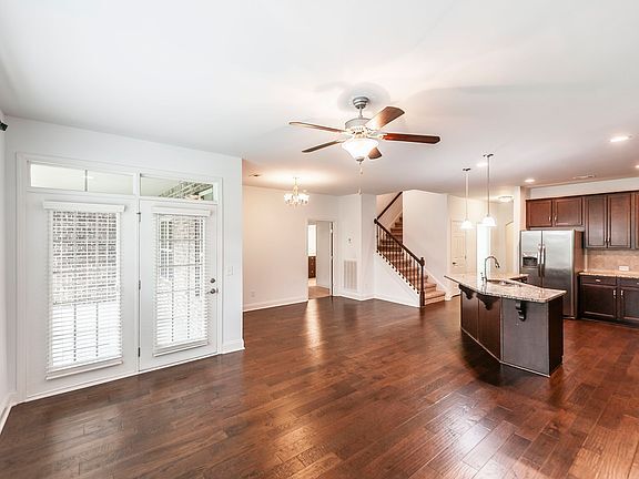Kitchen, Dining & Living Room