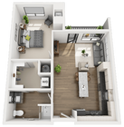 1 Bed 1 Bath - A2ALT2BC