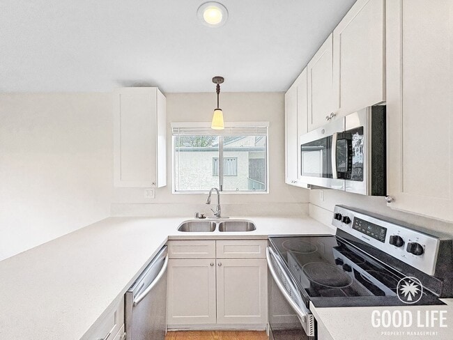 Photo - Bright 2BD/2BA Corner Unit Condo in Escondido with Reserved Parking, Quartz Kitchen & Private Bal... Unit 36