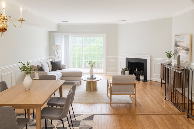 Living Room - 5405 Connecticut Ave NW Unit C