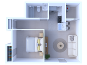 VairoVillage 1BD 1Bath 415sqft