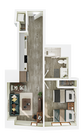 1BR/1BA - Double - A5
