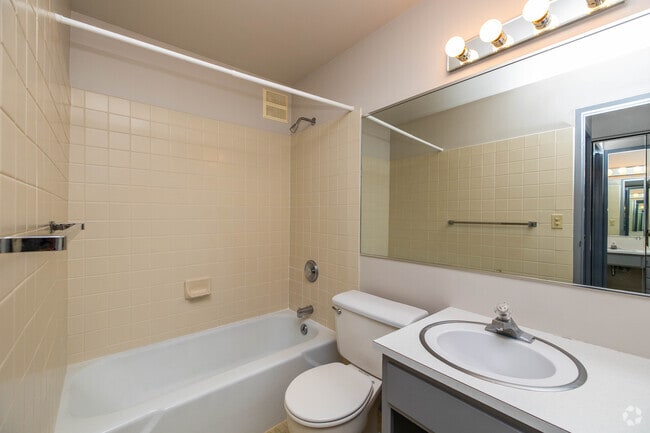 1BR, 1BA - 536SF - Bathroom