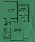 1BR/1BA