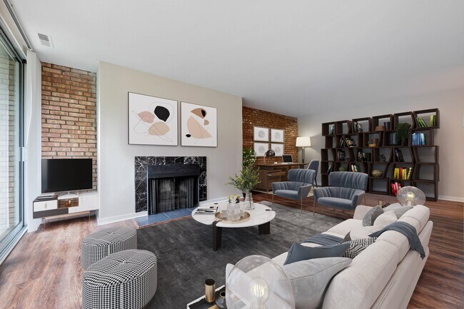 Sala de estar - 5900 Oakwood Dr Unidad 2K