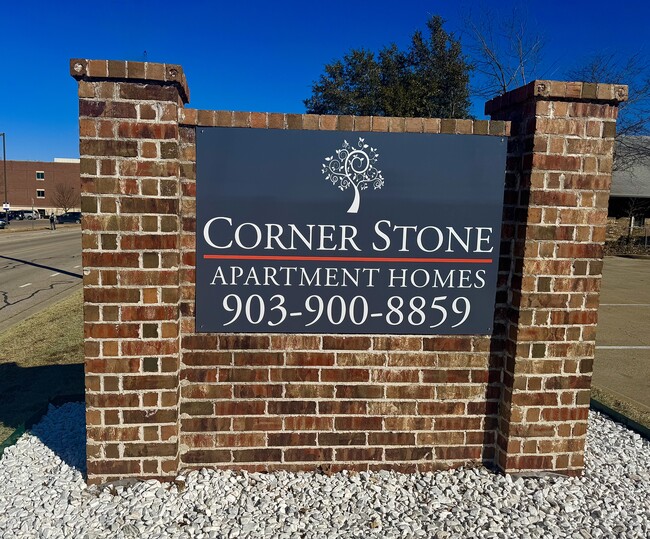 Corner Stone Apt Sign