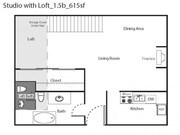 Studio with Loft