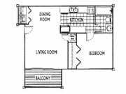 1BR/2BA