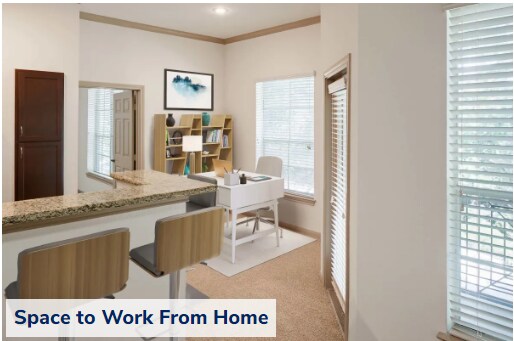 Office/Dining - 3707 Audley St Unidad 12204