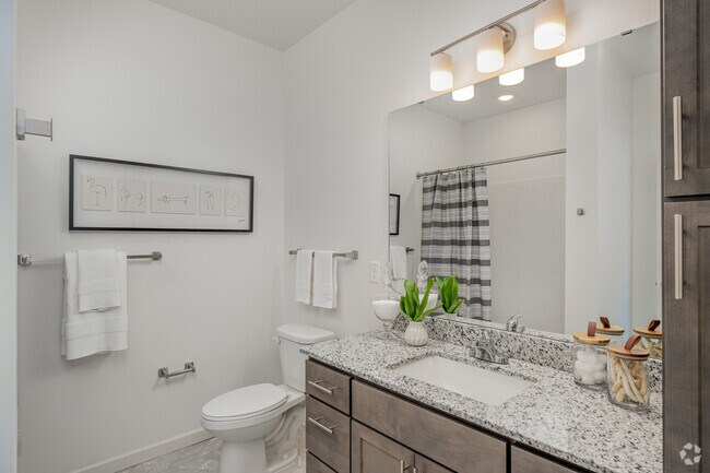 2BR,2BA - 934SF - Primary Bathroom