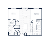 B7 floor plan Flats at 703