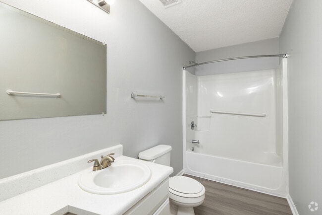 2BR, 2BA - 980SF - ADA - Primary Bathroom