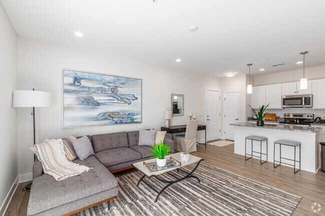 2BR, 2BA - 1,060SF - Living Room