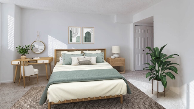 Carpeted Bedroom