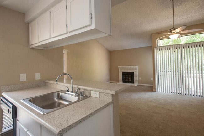 Kitchen and living area
