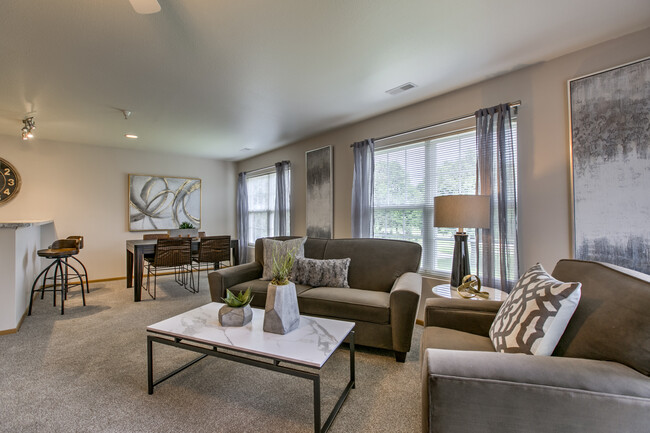 1A & 2A Living Room - Tranquility Pointe Apartments