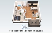 Plano 3D del Gobernador Nelson