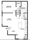A2 Floorplan with Dimensions