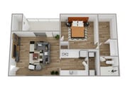 1 Bedroom | 1 Bath | 667 SF | Renovated