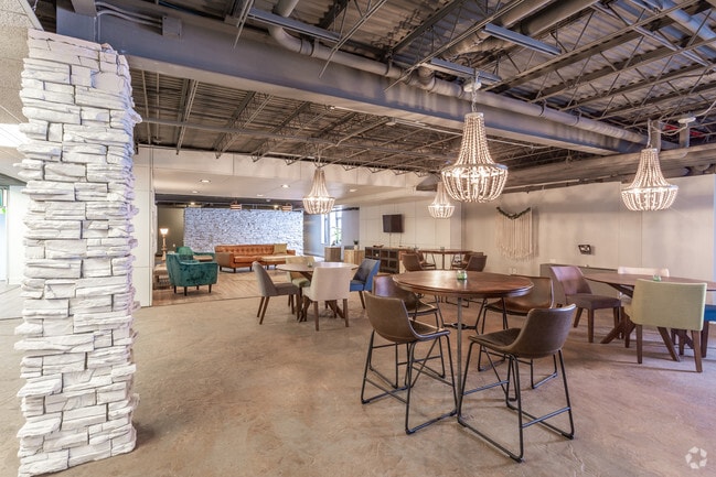 Community Room - The Village at Gray's Lake Apartments - De...