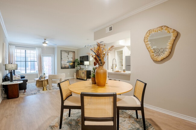 Newly Renovated Dining Area - The Delano at North Richland Hills Apartments