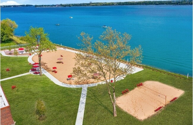 Beach Drone from property - Beach Club Detroit